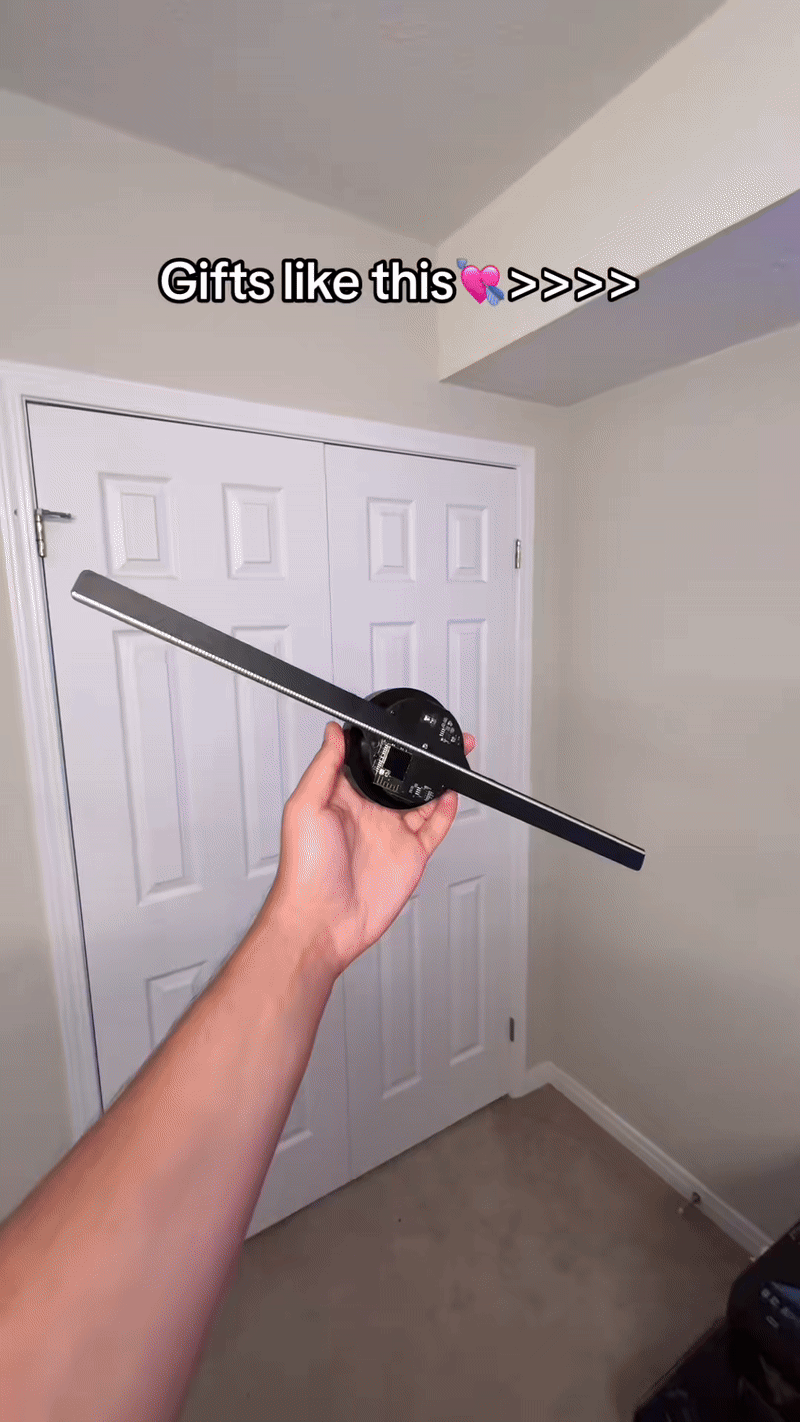 42cm Wi-Fi 3D Hologram Fan Advertising Display – HD Floating LED Projector